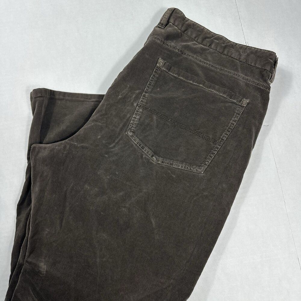 Tommy Bahama Pants Men's Brown Corduroy Standard Straight Leg Stretch 40X32